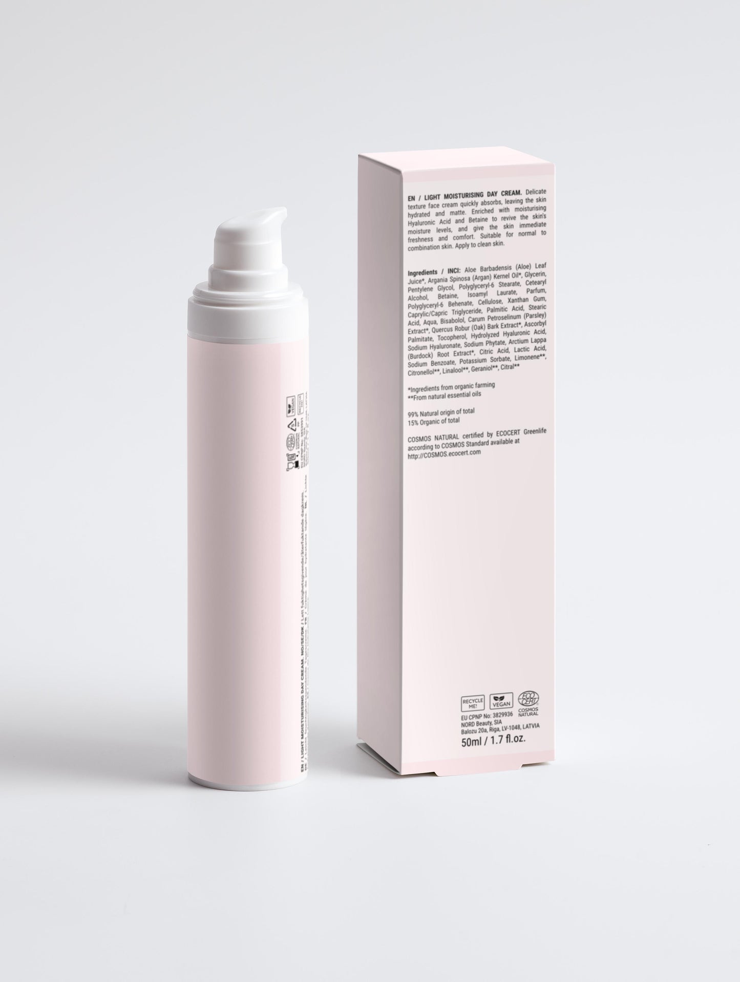 Light Moisturising Day Cream - Lunessio