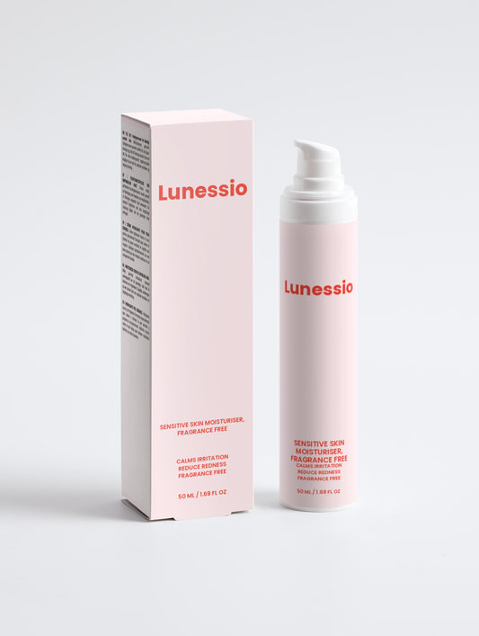 Sensitive Skin Moisturiser, Fragrance Free - Lunessio