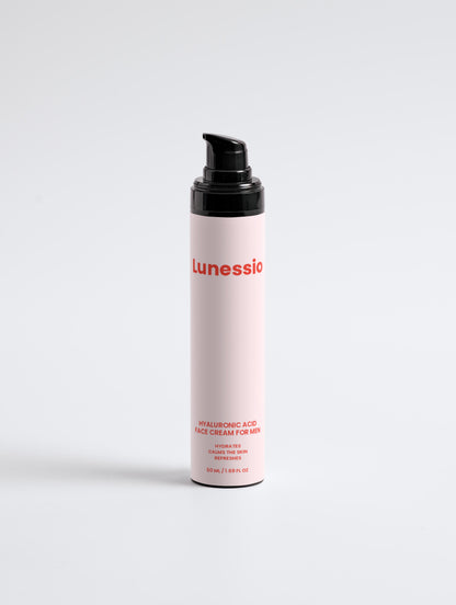 Hyaluronic Acid Face Cream for Men - Lunessio