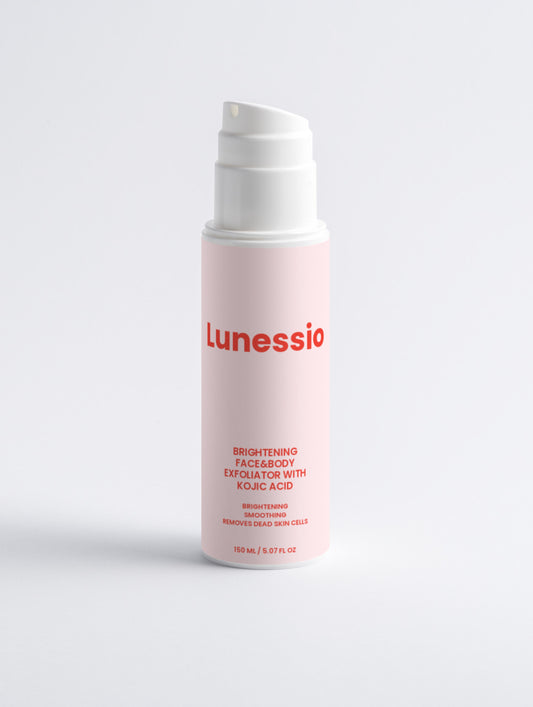 Brightening Face&Body Exfoliator with Kojic Acid - Lunessio