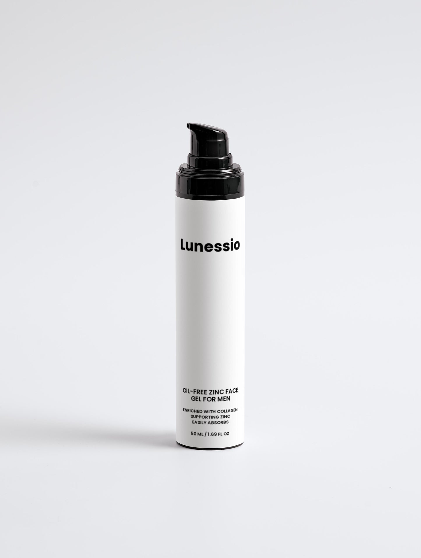 Oil-Free Zinc Face Gel for Men - Lunessio