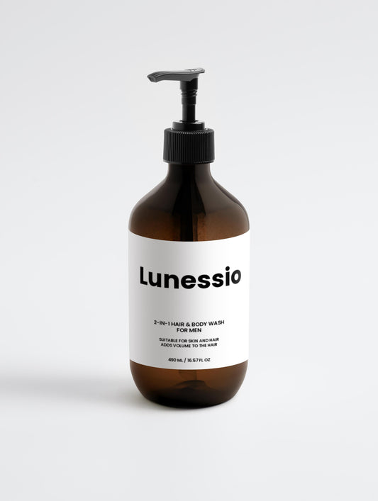 2-in-1 Hair & Body Wash for men - Lunessio
