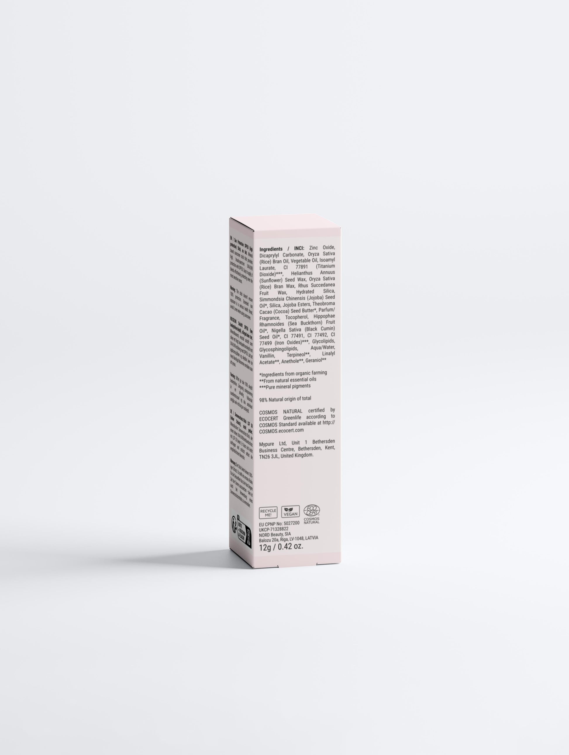 Sun Protection SPF50 Stick, no tint - Lunessio