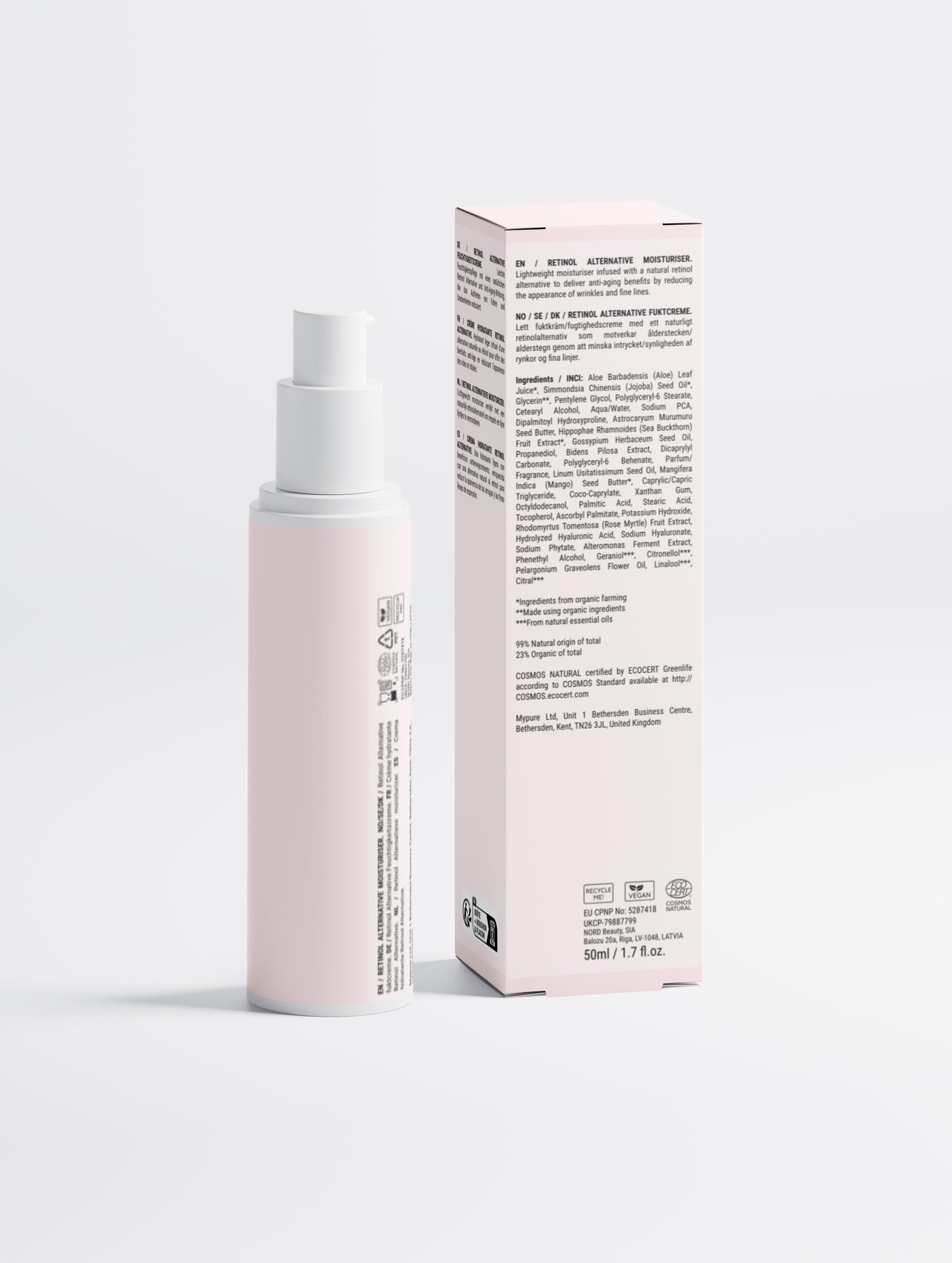 Retinol Alternative Moisturiser - Lunessio