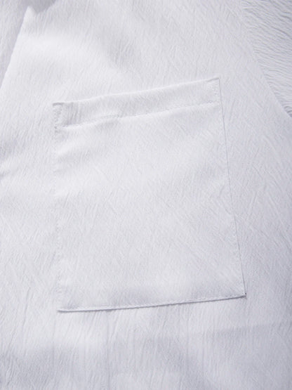 THE PORTOFINO – LINEN BLEND CAMP COLLAR SHIRT