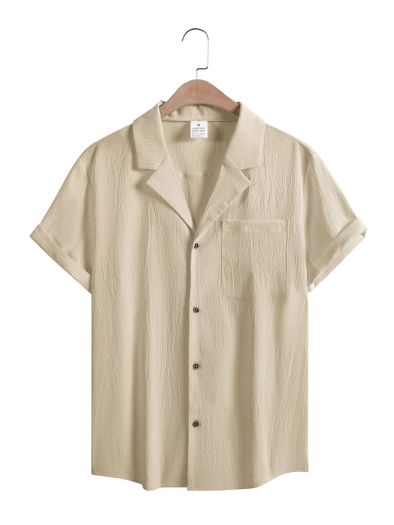 THE PORTOFINO – LINEN BLEND CAMP COLLAR SHIRT
