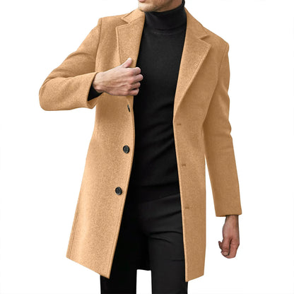 THE KENSINGTON – TAILORED WOOL BLEND OVERCOAT