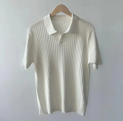 CAPRI – RIBBED KNIT POLO