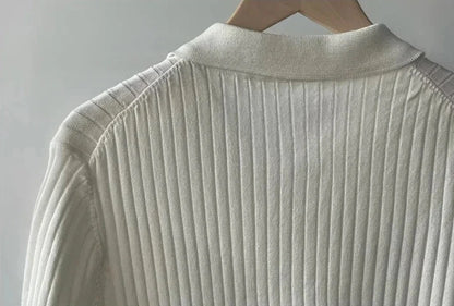 CAPRI – RIBBED KNIT POLO