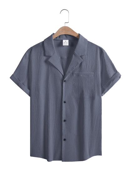 THE PORTOFINO – LINEN BLEND CAMP COLLAR SHIRT