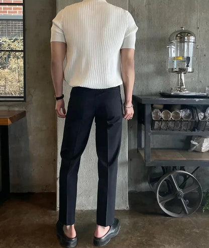 CAPRI – RIBBED KNIT POLO