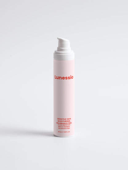 Sensitive Skin Moisturiser, Fragrance Free - Lunessio