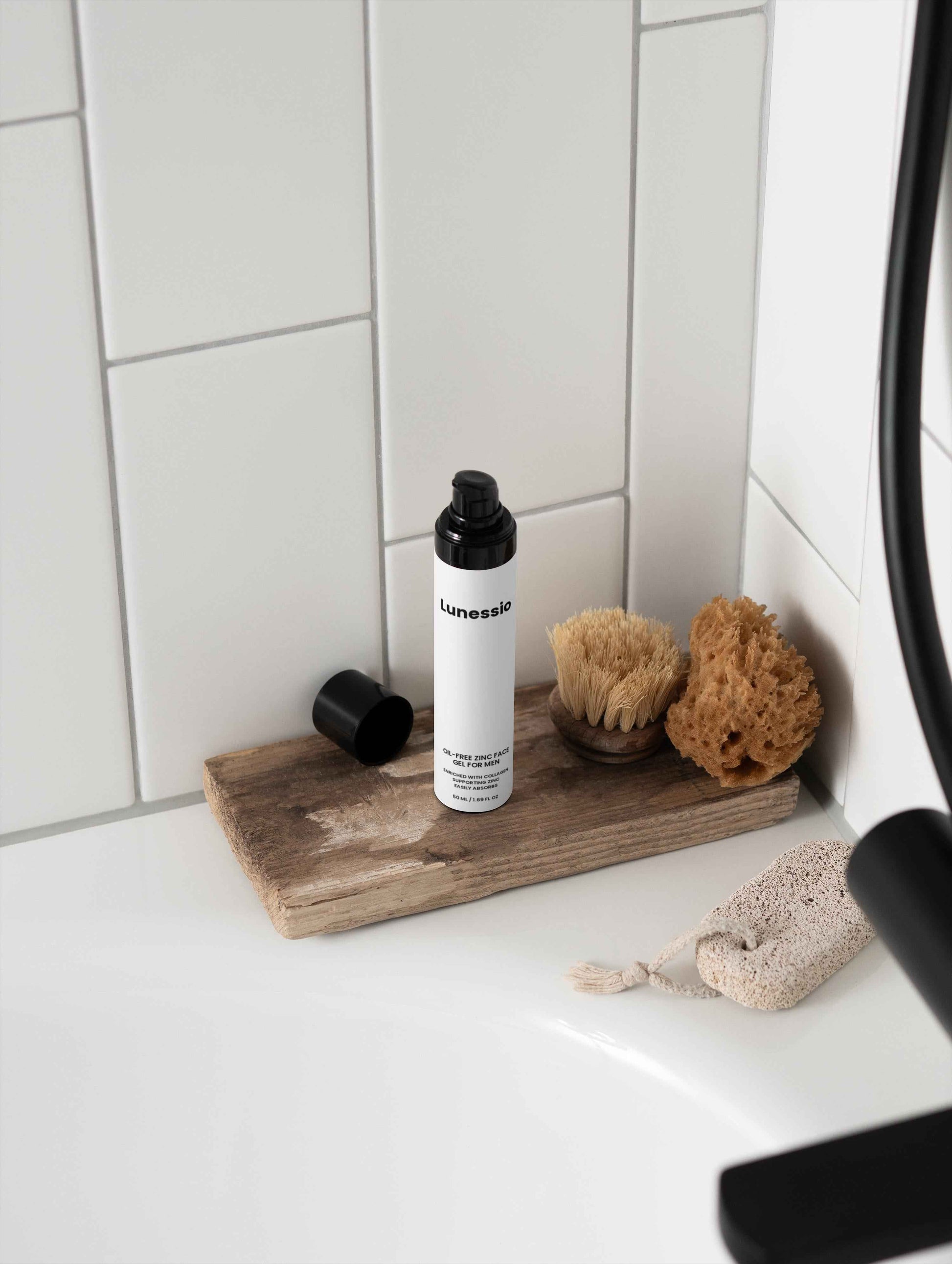 Oil-Free Zinc Face Gel for Men