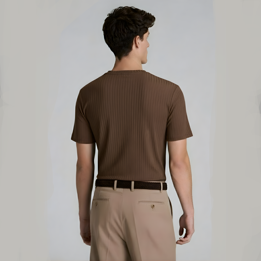 FIRENZE – RIBBED KNIT TEE