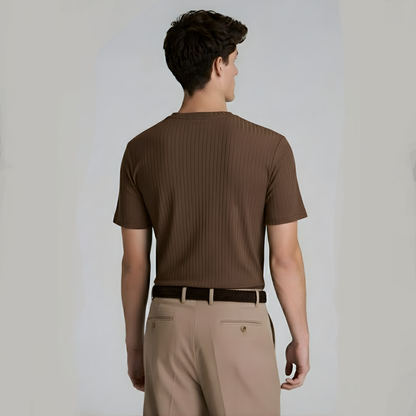 FIRENZE – RIBBED KNIT TEE