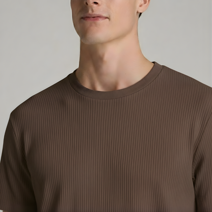FIRENZE – RIBBED KNIT TEE