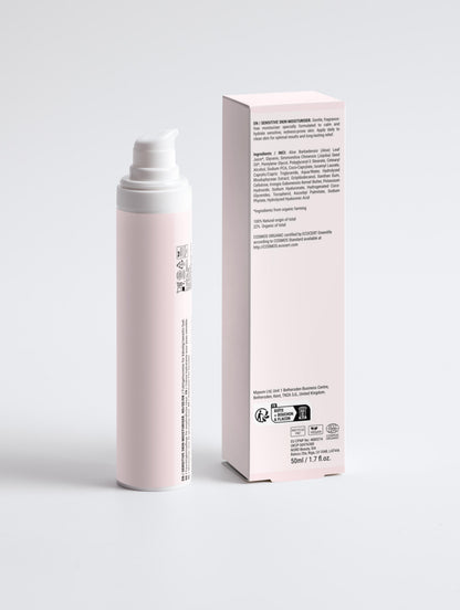 Sensitive Skin Moisturiser, Fragrance Free - Lunessio